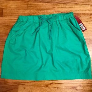 Green Cotton Mini Skirt by Merona